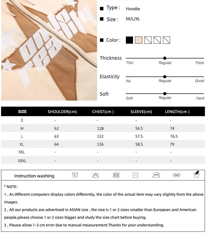 Star Hoodie (متوفر لونين)