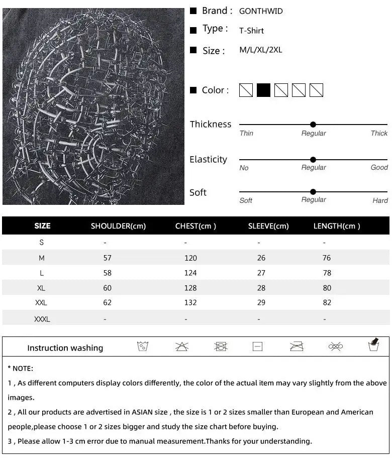 Iron T-Shirt (100% قطن)