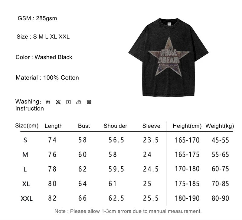 Star T-Shirt (100% Cotton)