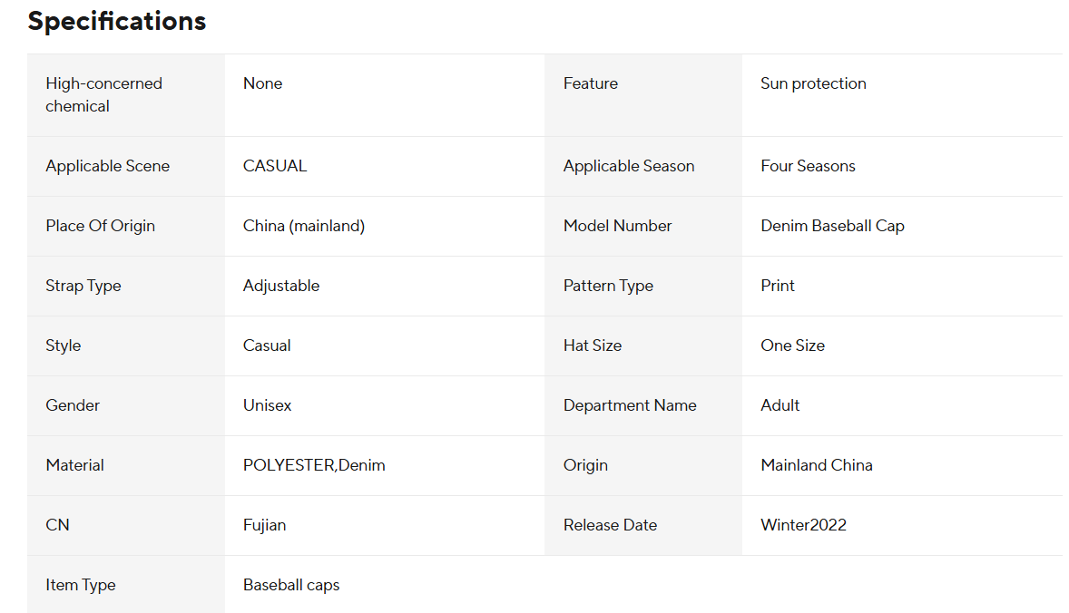 Umbrellaed Corporation Baseball Cap