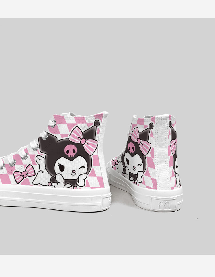 Kuromi Melody Converse-like Sneakers