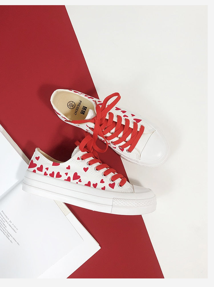 Hearts Sneakers