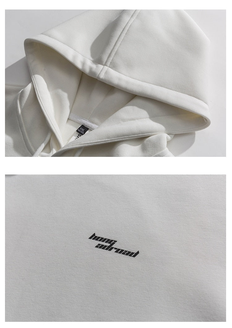 Three-dimensional Letter Hoodies
