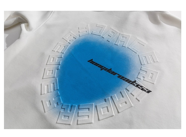 Three-dimensional Letter Hoodies