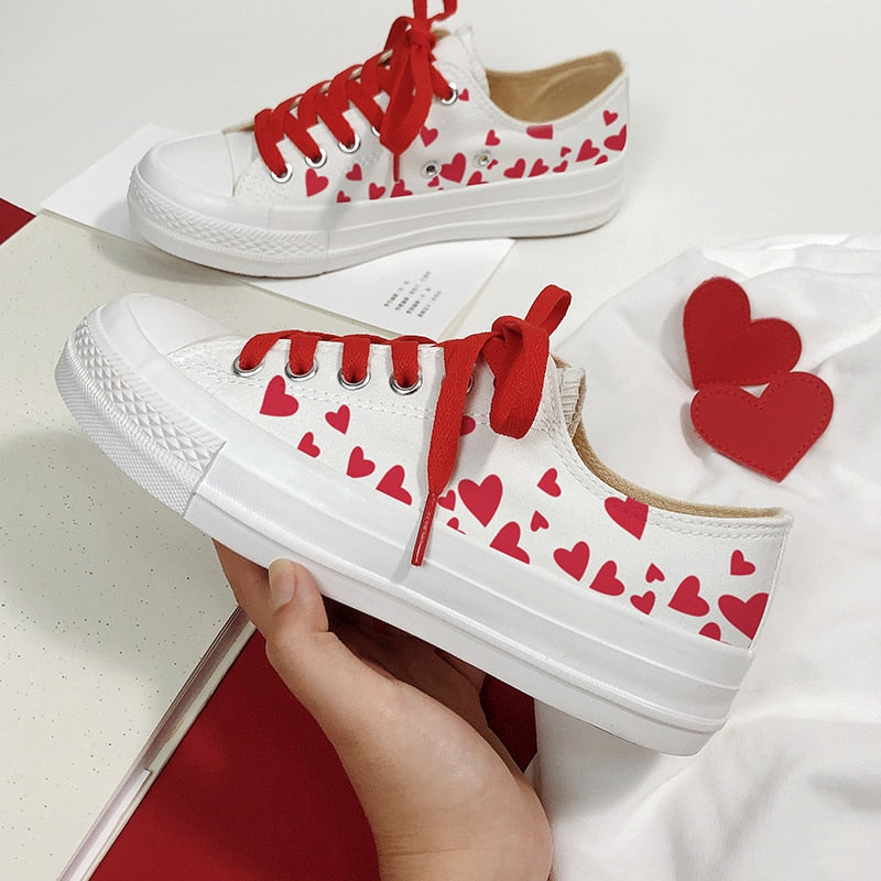 Hearts Sneakers