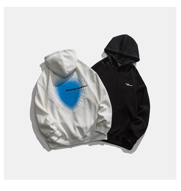 Three-dimensional Letter Hoodies