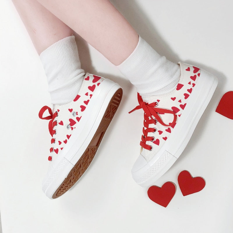 Hearts Sneakers