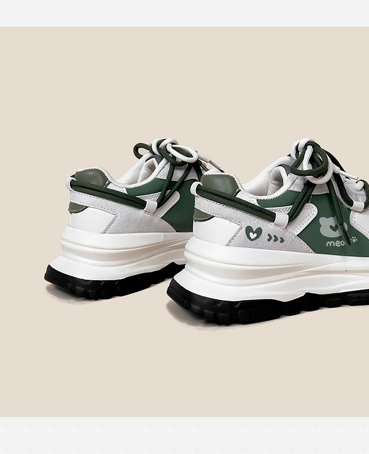 Retro Platform Sneakers