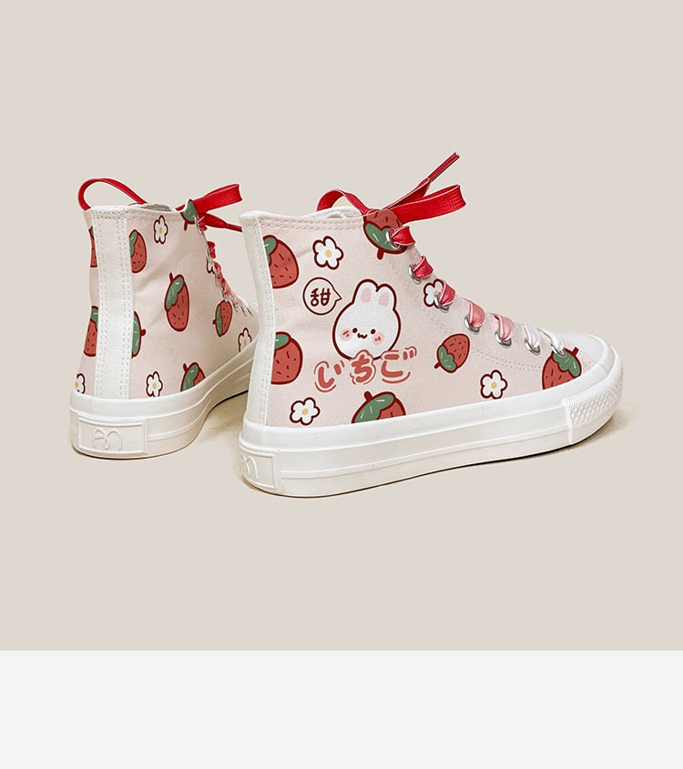 Strawberries Converse-like Sneaker