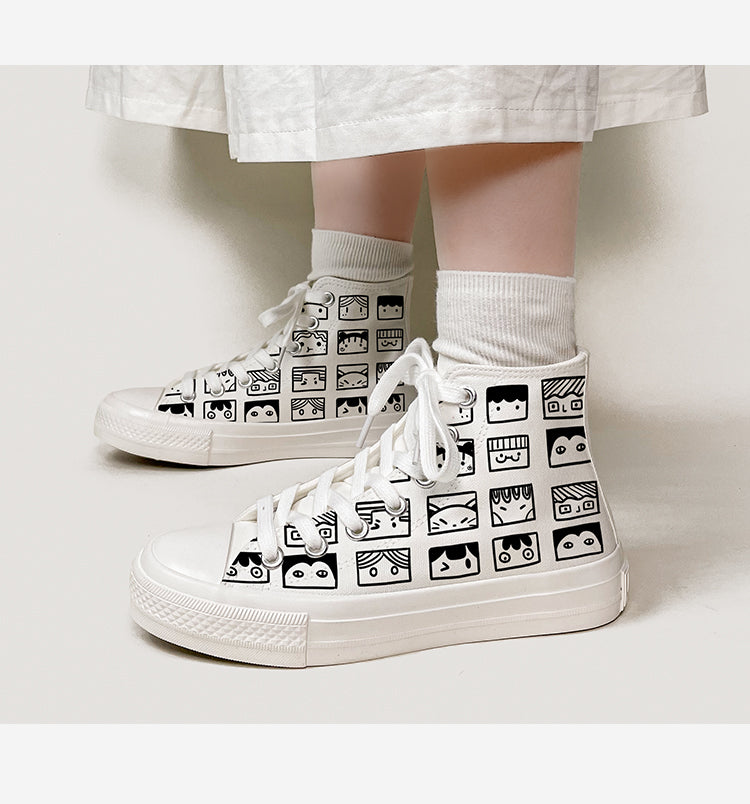 Retro Converse-like Casual Sneakers