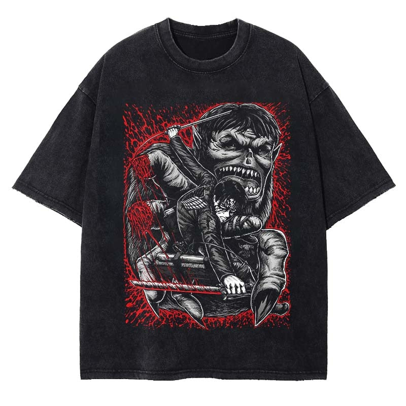 Attack on Titan T-Shirt (100% قطن)