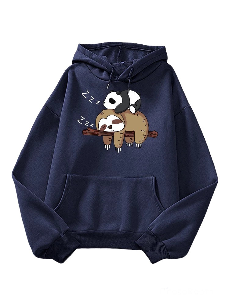 Lazy Panda Hoodie (متعدد الألوان)
