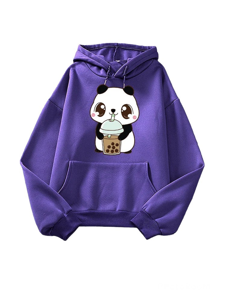 Boba & Panda Hoodie (متعدد الألوان)