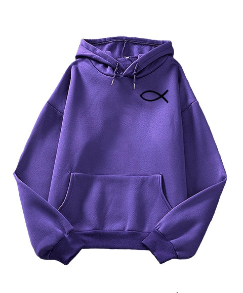 Fish Hoodie (متعدد الألوان)