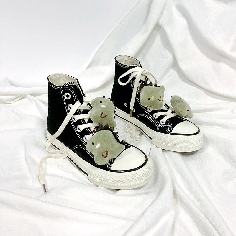Dinosaur Converse-like Sneakers