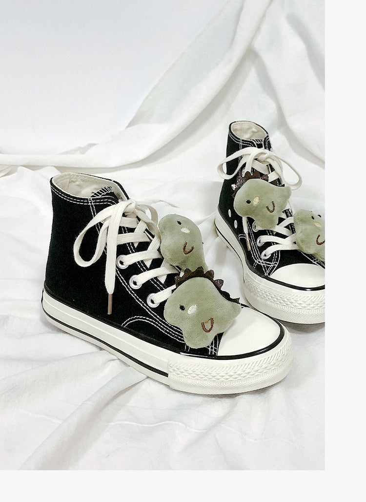 Dinosaur Converse-like Sneakers