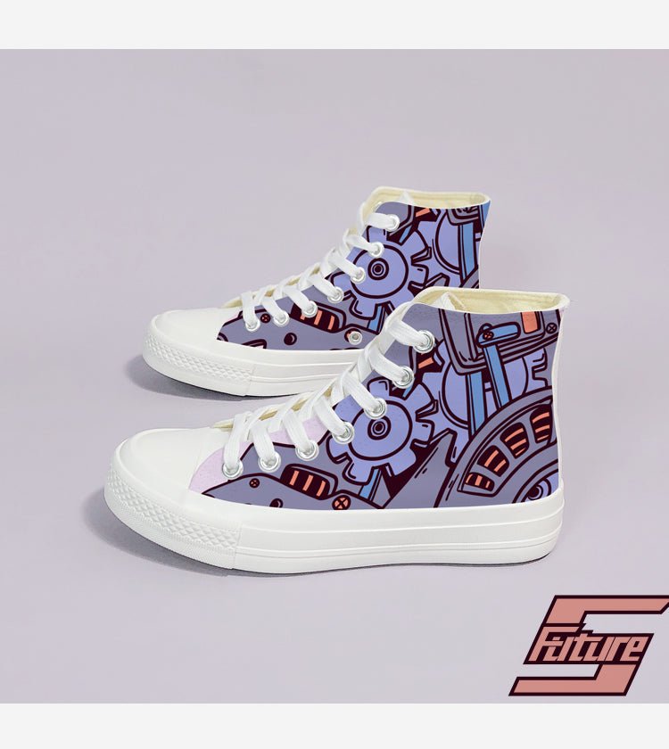 Cyberpunk Converse-like Sneakers