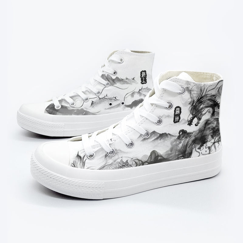 Smoke Converse-like Sneakers