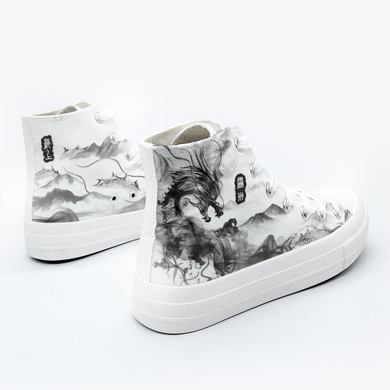 Smoke Converse-like Sneakers