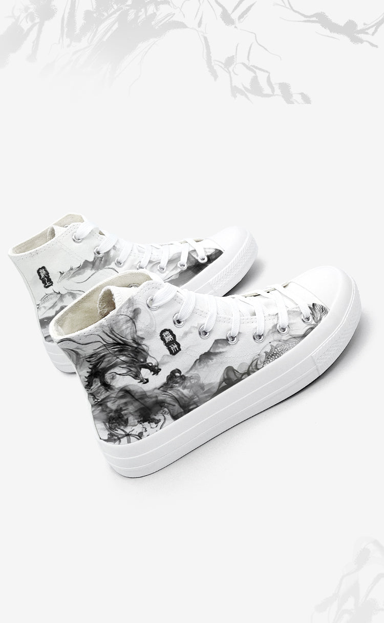 Smoke Converse-like Sneakers