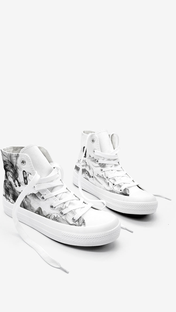 Smoke Converse-like Sneakers