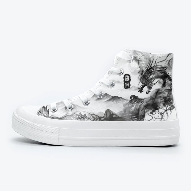 Smoke Converse-like Sneakers