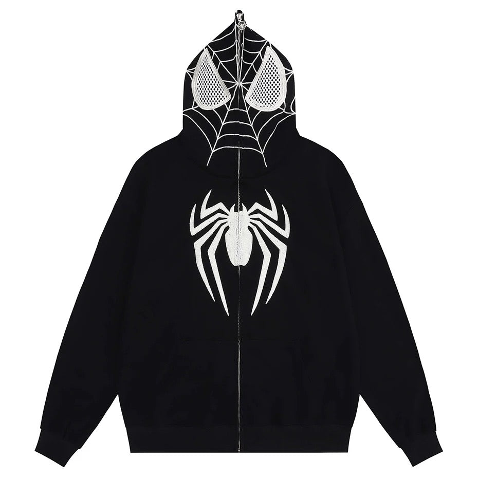 Oversized Spider Hoodie (متوفر بلونين)