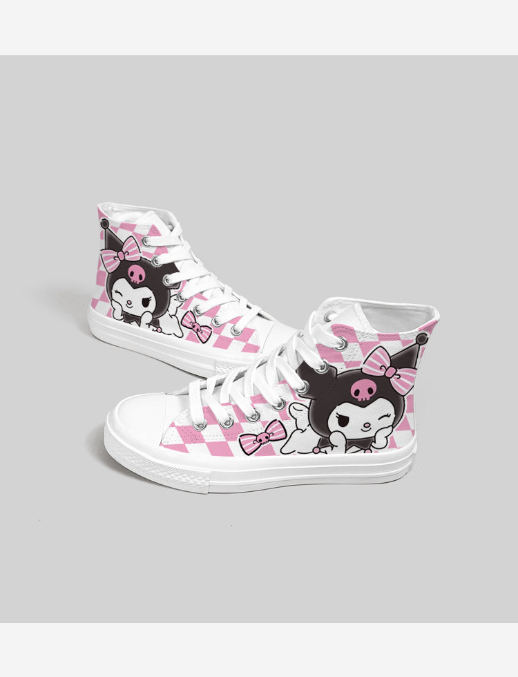 Kuromi Melody Converse-like Sneakers