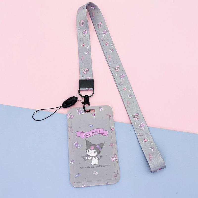 Hello Kitty& Kuromi Keychain Card Holder