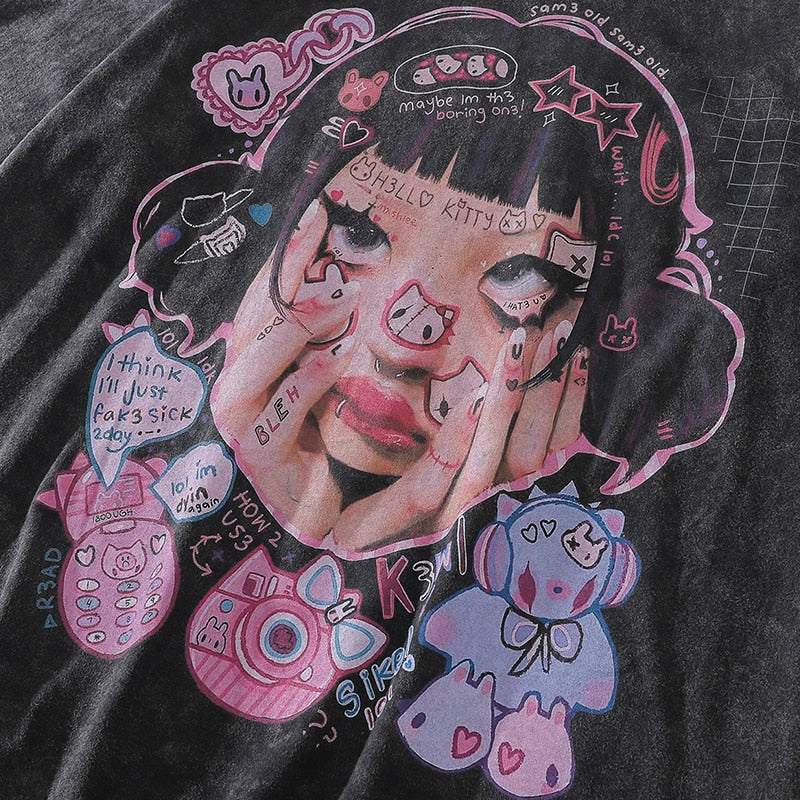 Hello Kitty Girl T-shirt (100% قطن)