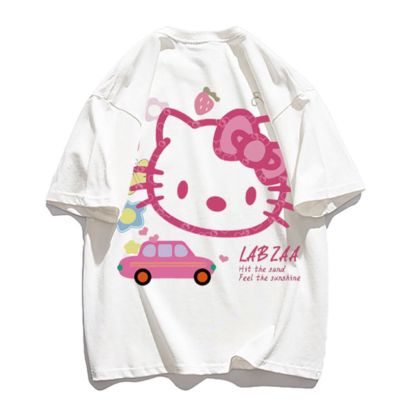 Hello Kitty T-Shirt (متوفر 10 ألوان)