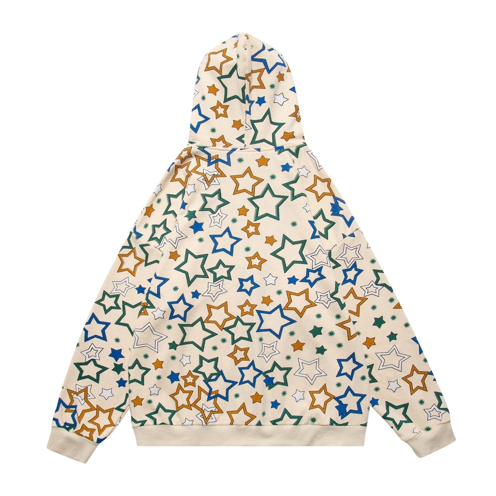 Stars Hooded Jacket (متوفر ٣ الوان)