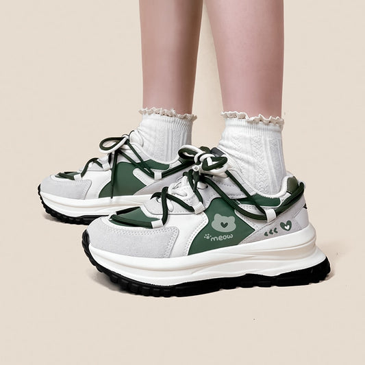 Retro Platform Sneakers