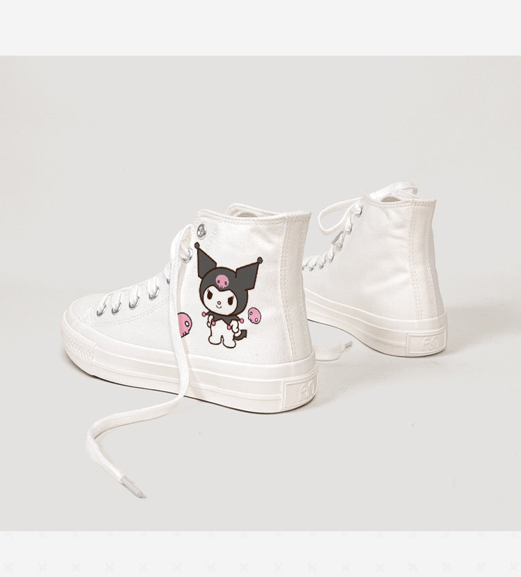 Kuromi Melody Converse-like Sneakers
