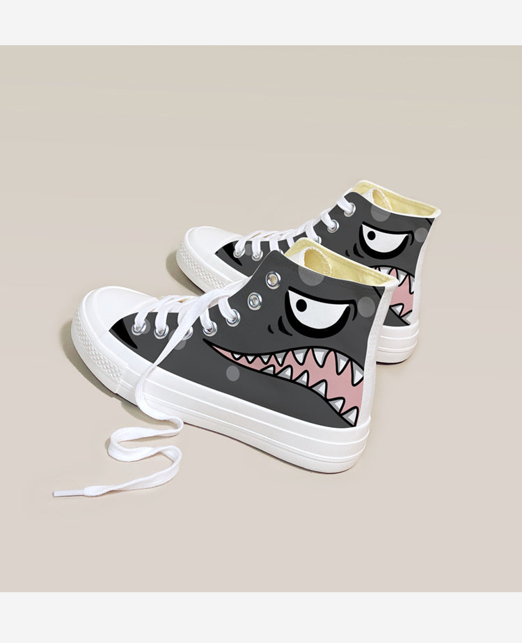 Shark  Converse-like Sneakers
